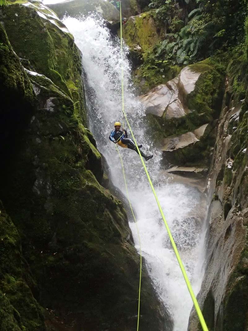 Wilderness canyoning New Zealand