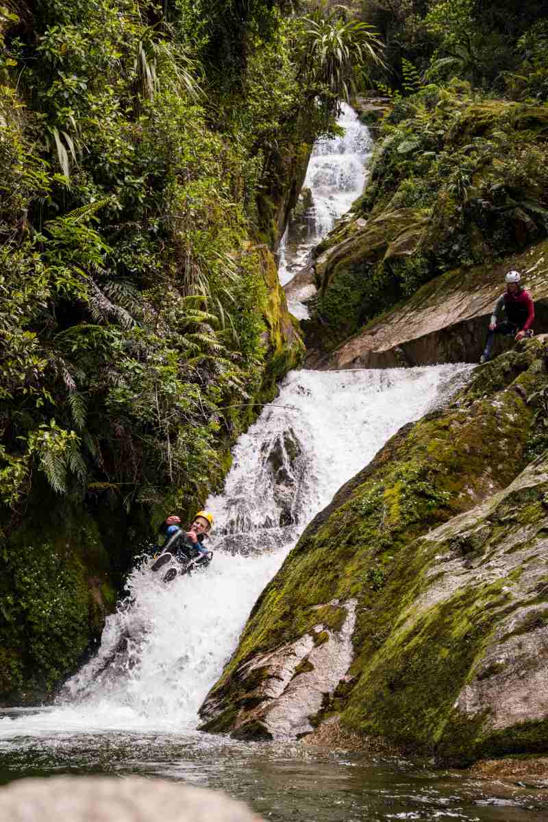 Wilderness canyoning New Zealand
